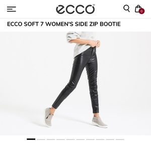 Ecco womens soft zip 7 bootie